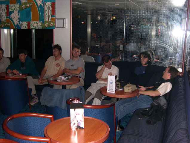 de vuelta a dinamarca en el ferry