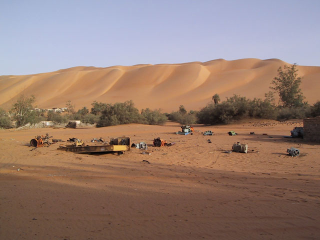 no todo esta tan limpio en el desierto