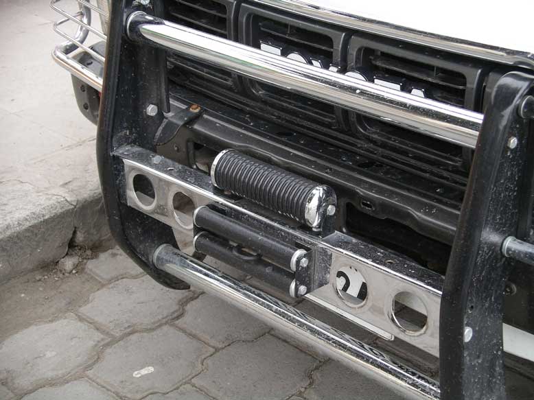 lo más tuning. Un winch de pega!!!! esto no me hubiese cortado mi dedo