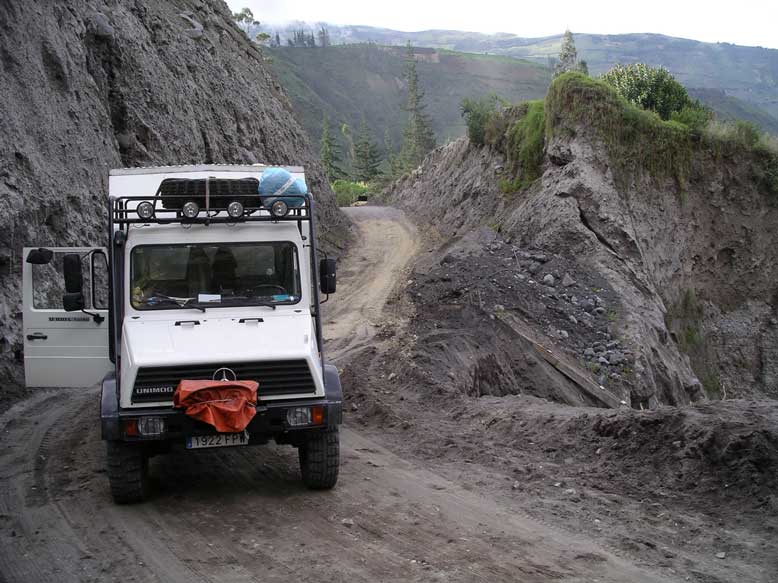 pista de Riobamba a Baños