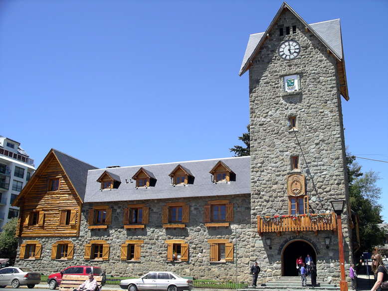 el "centro civico" de Bariloche