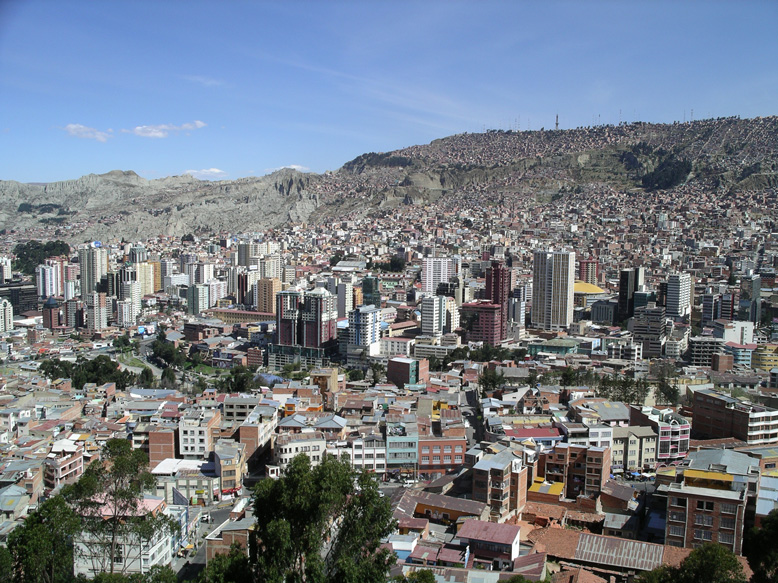 La Paz desde el mirador de Killi Killi