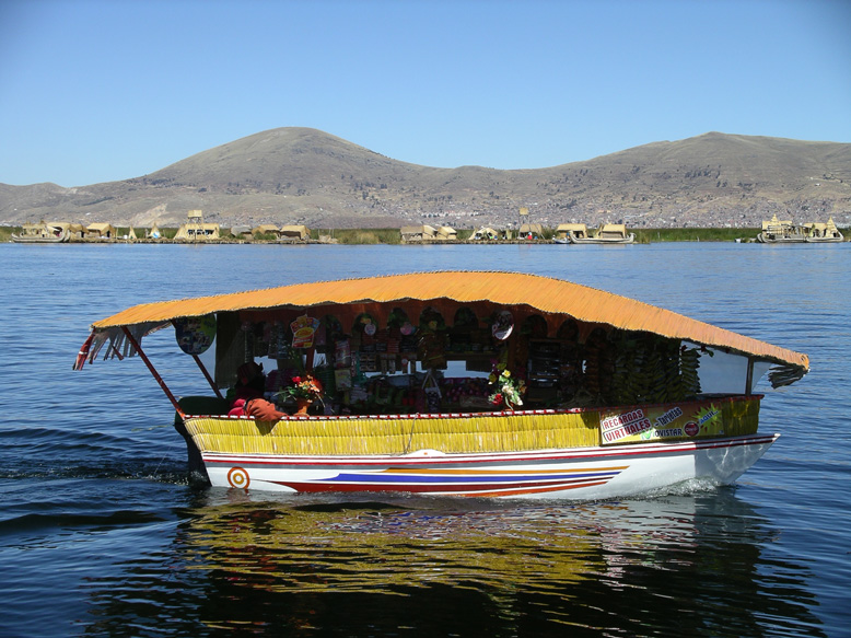 barca de venta ambulante, le faltaba el megafono