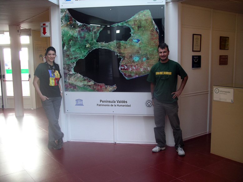 Entrada a lapeninsula de Valdes. Centro de información