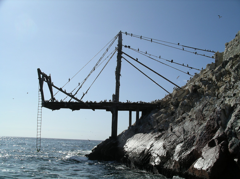 los muelles cargaderos de guano en la isla